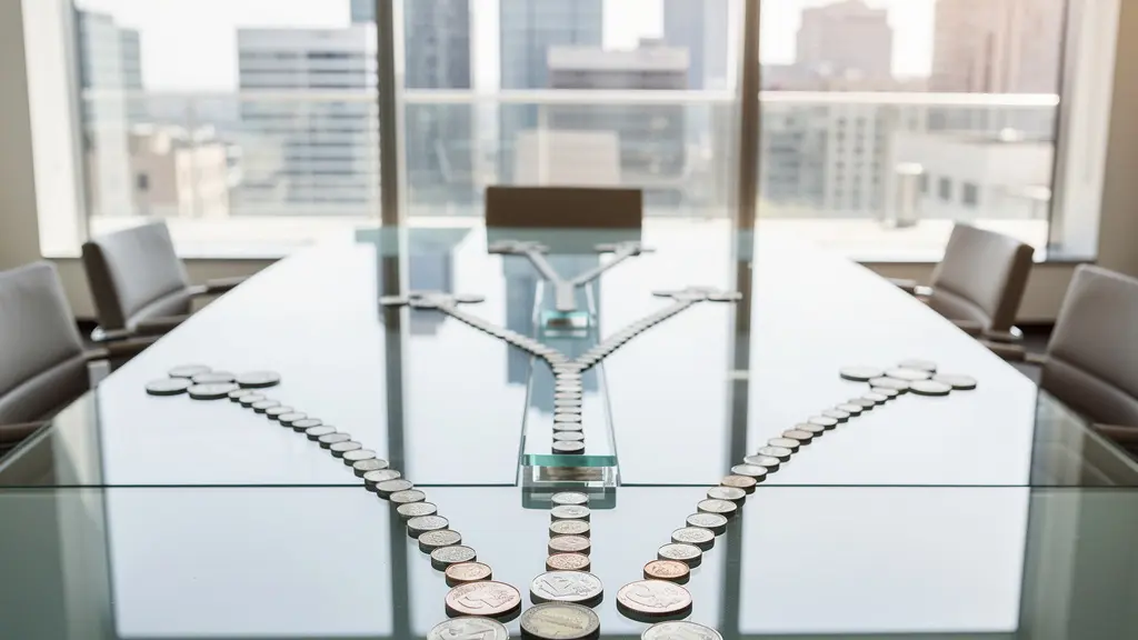 Financial dashboard showing cash flow projections and runway calculations for franchise business